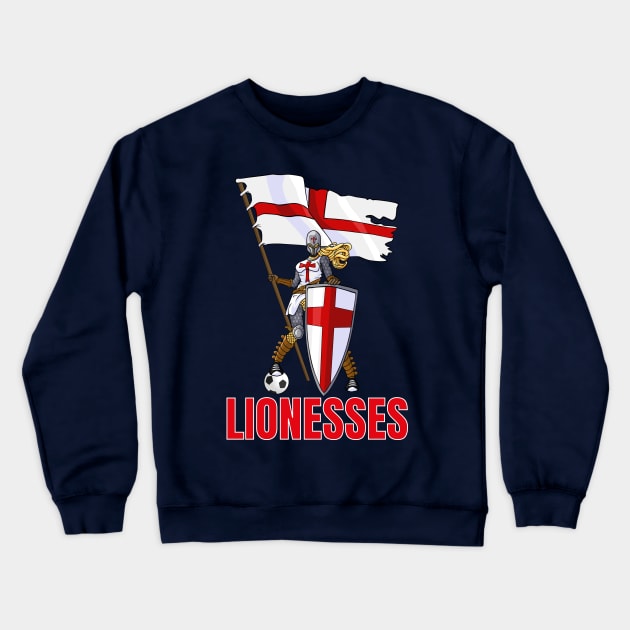 England lionesses Ready for Battle Crewneck Sweatshirt by Ashley-Bee